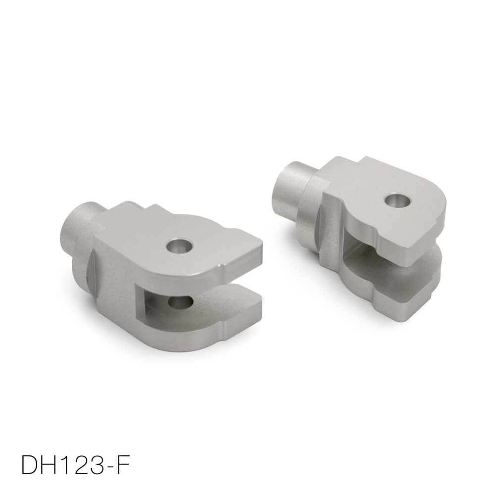 KIT ADAPTADOR POUSA PÉS DUCATI "V2" - FRENTE (par)